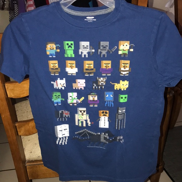 old navy minecraft shirt
